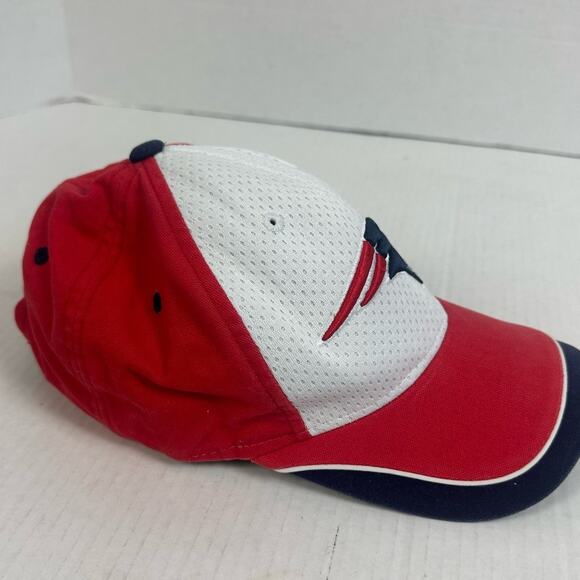 New England Patriots Hat Baseball Cap Pats Reebok NFL Colorblock Strapback - Picture 4 of 8